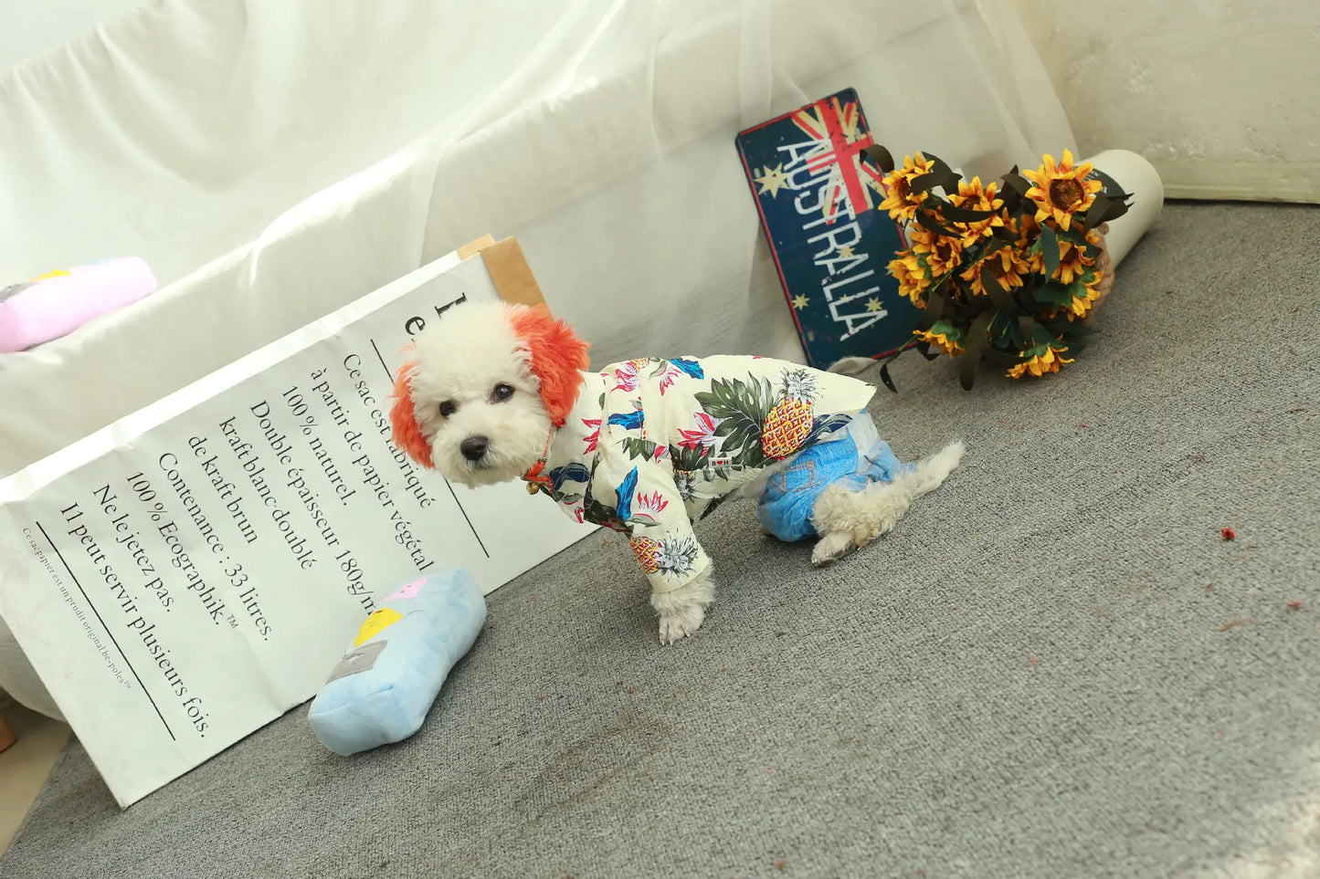 Spring Collection Fashionable Dog Shirt - Comfortable Cotton