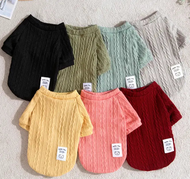 Pet Dog Clothes for Autumn and Winter Seasons
