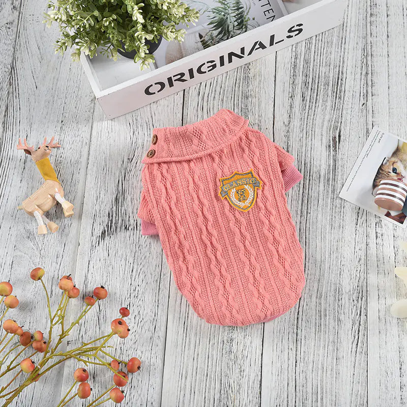 Pet Dog Clothes for Autumn and Winter Seasons