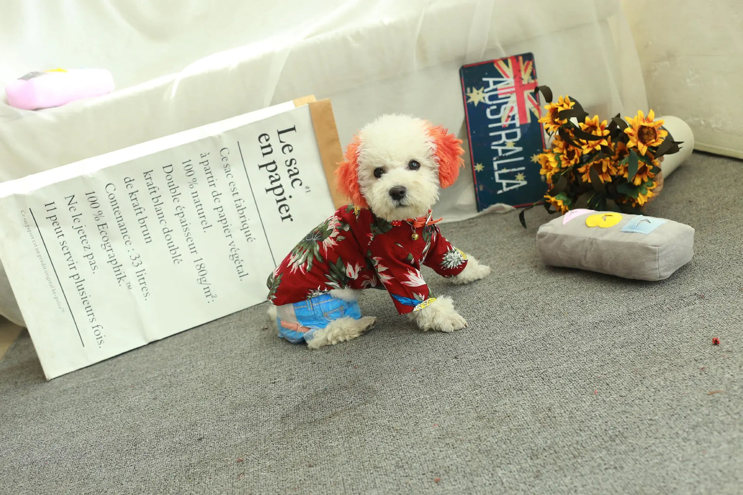 Spring Collection Fashionable Dog Shirt - Comfortable Cotton