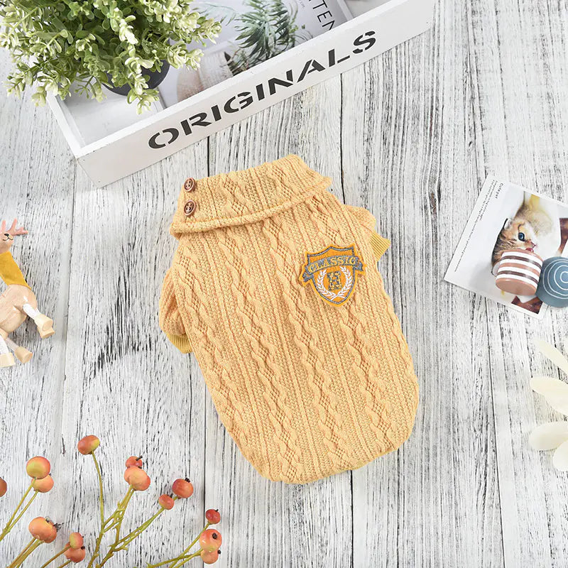 Pet Dog Clothes for Autumn and Winter Seasons