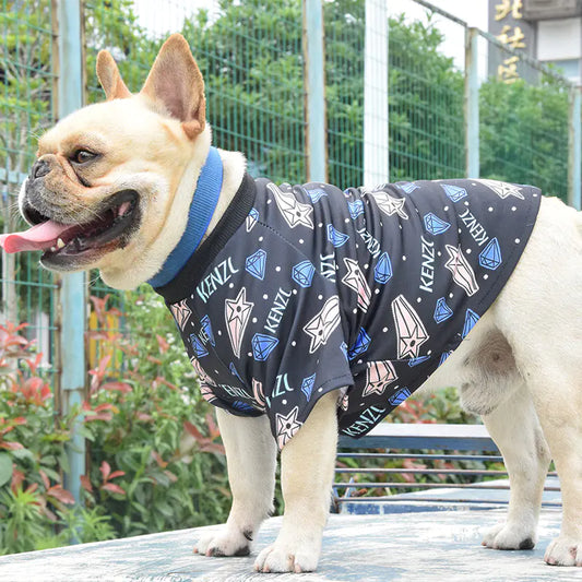 Meteor Print Dog Clothes for Pomeranian & Corgi