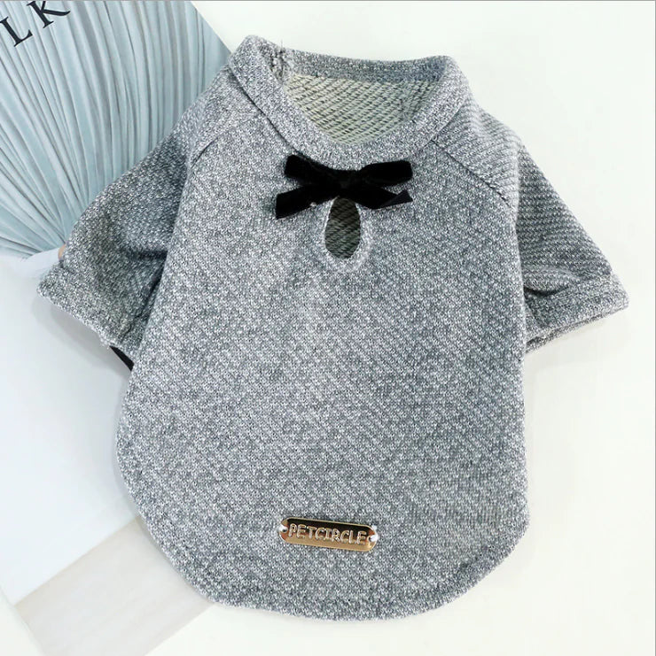 Teddy Dog Clothes with Bowtie Vest for Pets