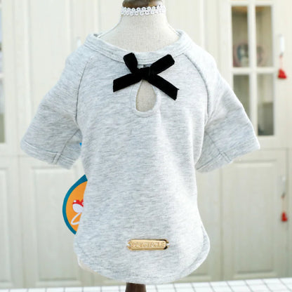 Teddy Dog Clothes with Bowtie Vest for Pets