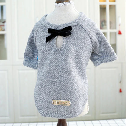 Teddy Dog Clothes with Bowtie Vest for Pets