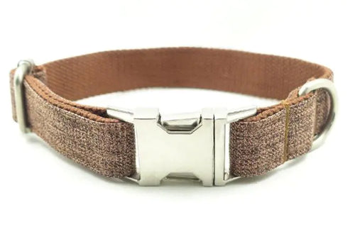 Brown Plaid Dog Ring Accessory