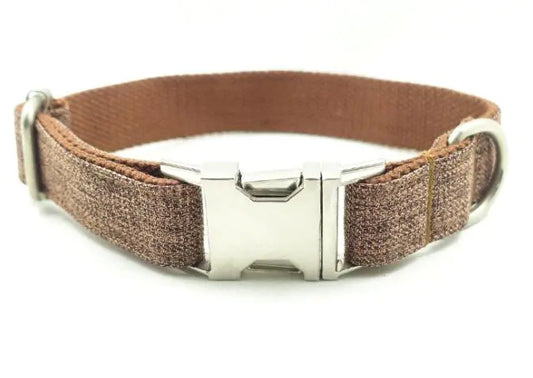 Brown Plaid Dog Ring Accessory